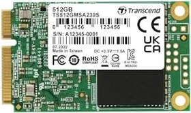 Transcend MSA230S 512GB, MO-300 / mSATA 6Gb/s