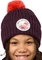 Jack Wolfskin Pompom Badge Beanie amaranth (Junior) Vorschaubild