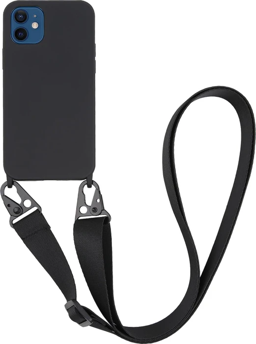 Vivanco Necklace Cover für Apple iPhone 12/12 Pro schwarz