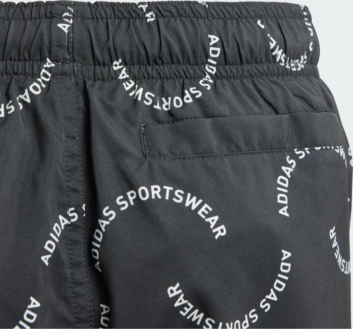 adidas Sportswear Wave Print CLX Badeshorts black/off white (Junior)