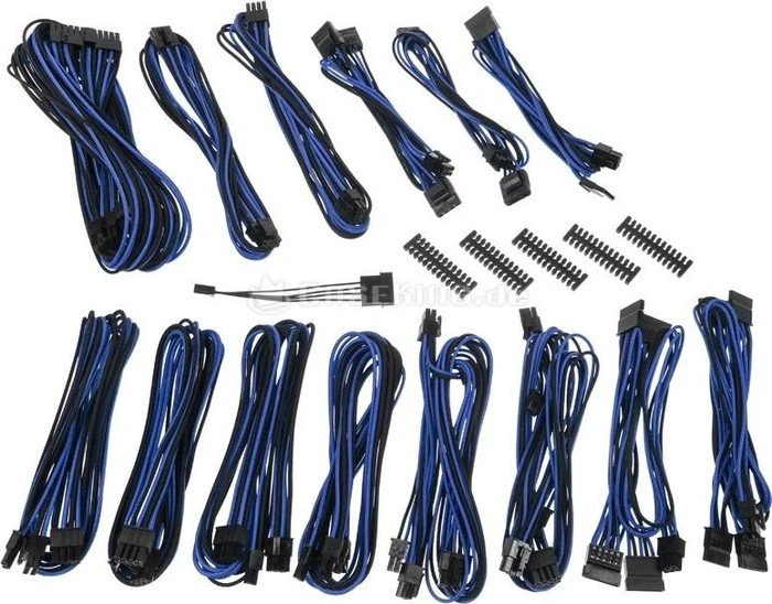 BitFenix Alchemy 2.0 CMR-Series Kabel Kit für Netzteile, schwarz/blau