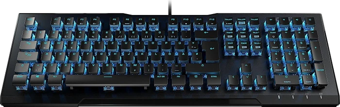 Roccat Vulcan 80 Aimo, grau, LEDs blau, Titan Tactile, USB, UK