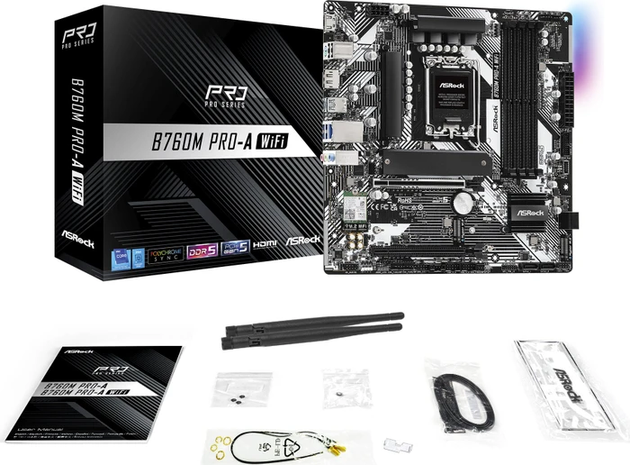 ASRock B760M Pro-A WiFi (Intel 1700)