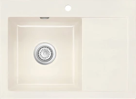 systemceram Mera 70 F Einbau Becken links magnolie