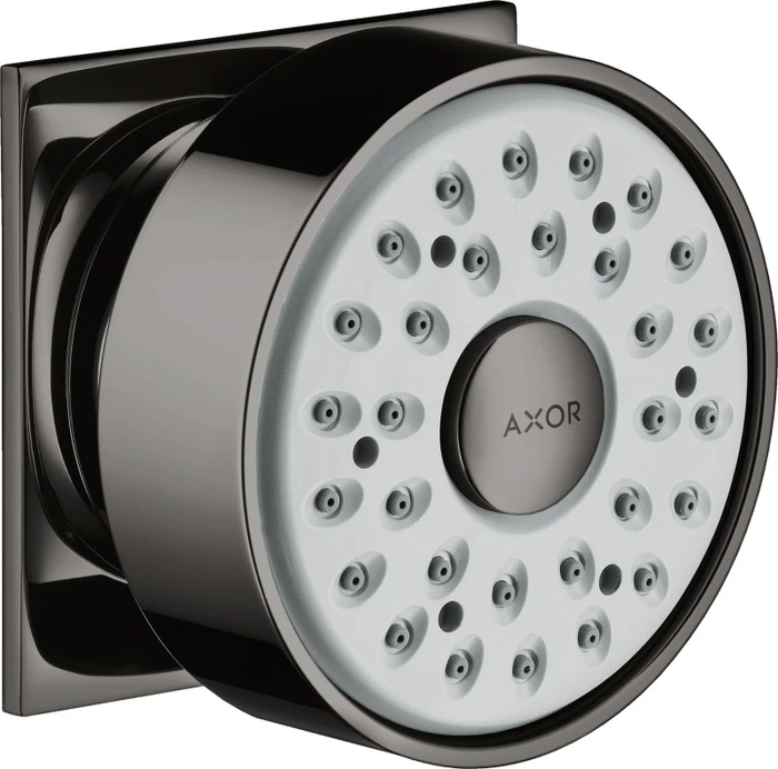 Hansgrohe Axor Seitenbrause eckig 1jet polished black chrome