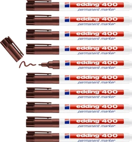 edding 400 Permanentmarker braun, 10er-Pack