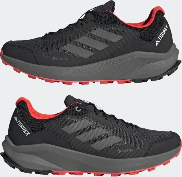 adidas Terrex Trailrider GTX core black/grey four/solar red (Herren)