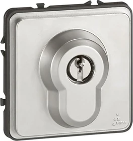 Legrand Soliroc DIN-Profil Stufenschalter 0-1 IP54 IK10, grau