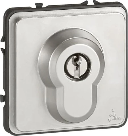Legrand Soliroc DIN-Profil Stufenschalter 0-1 IP54 IK10, grau