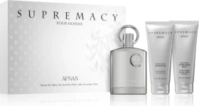 Afnan Supremacy Silver EdP 100ml + Duschgel 100ml+ Balsam 100ml Duftset