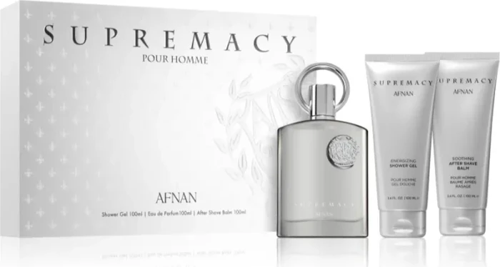 Afnan Supremacy Silver EdP 100ml + Duschgel 100ml+ Balsam 100ml Duftset
