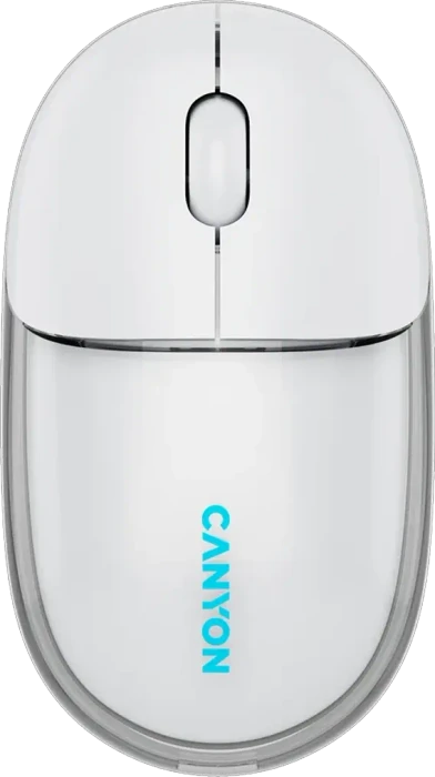 Canyon OnClick 24 Dual-Mode Wireless Mouse weiß, USB/Bluetooth