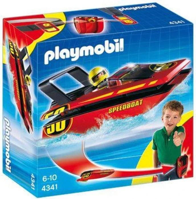 playmobil Sports & Action Click & Go Rennboot
