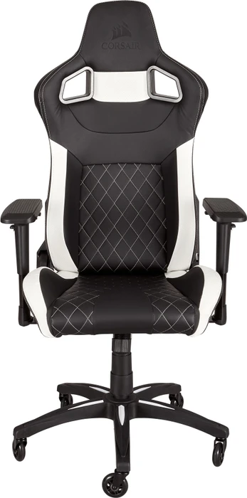 Corsair T1 Race Gamingstuhl, schwarz/weiß