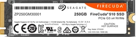 Seagate FireCuda 510 SSD +Rescue 250GB, M.2 2280 / M-Key / PCIe 3.0 x4