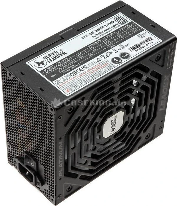 Super Flower Leadex Platinum schwarz 550W, ATX 2.3