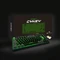 nerdytec Cykey QMK/VIA Gaming Keyboard, 75%, schwarz/transluzent, LEDs RGB, hot-swap, Gateron G Pro 3.0 YELLOW, USB, DE Vorschaubild