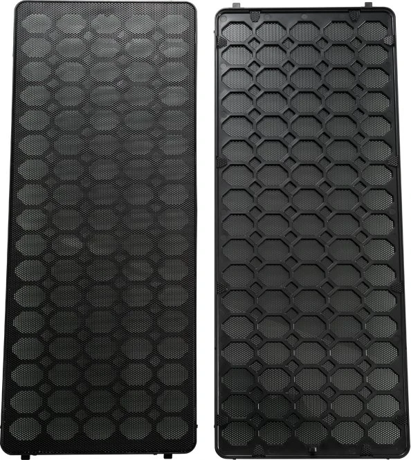 Jonsbo UMX4, schwarz, Glasfenster