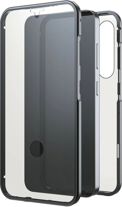 Black Rock 360° Glass Case für Samsung Galaxy S24 schwarz
