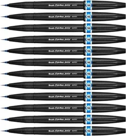 Pentel Brush Sign Pen Artist SESF30C hellblau, 12er-Pack