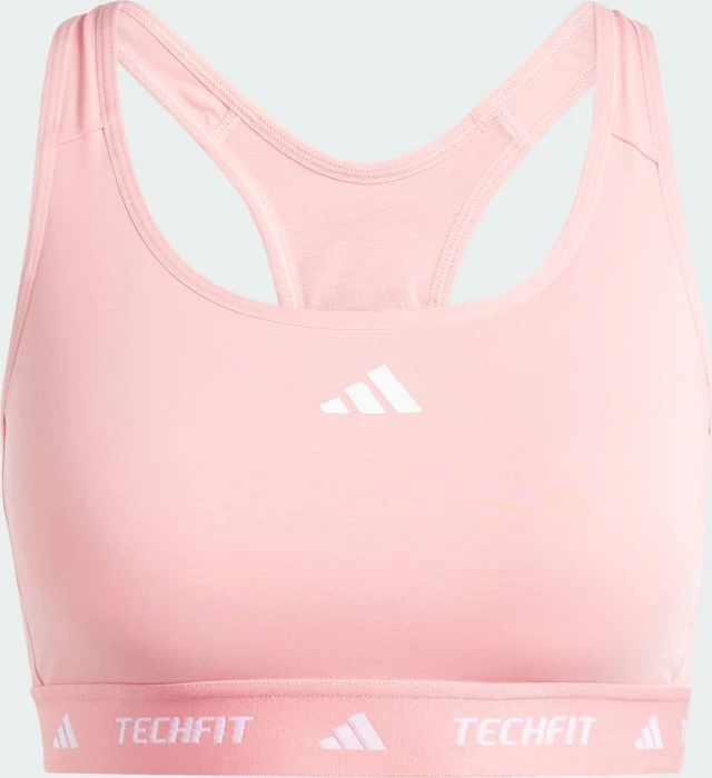 adidas TECHFIT Medium-Support Sport-BH semi pink spark (Damen)