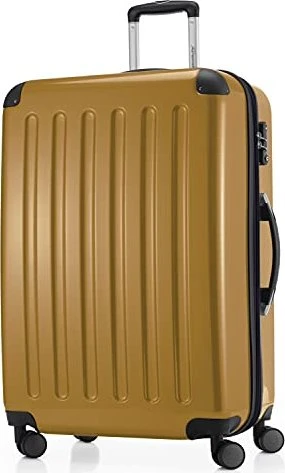 Hauptstadtkoffer Alex TSA Spinner erweiterbar 75cm herbstgold glänzend