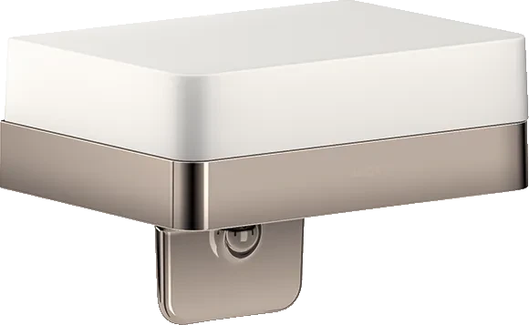 Hansgrohe Axor Universal Softsquare Seifenschale mit Halter polished nickel