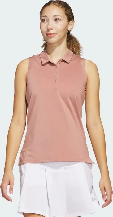 adidas Women's Ultimate365 Solid Poloshirt ärmellos warm clay (Damen)