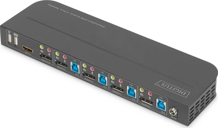 Digitus 4K 60Hz DisplayPort/USB KVM-Switch, 4-port