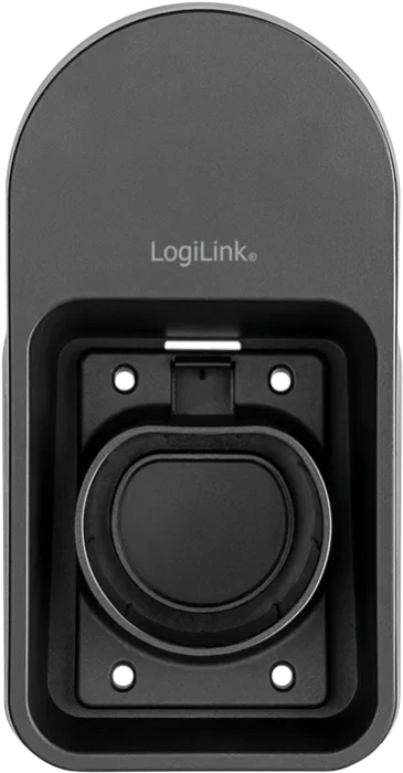 LogiLink Wandhalterung mit Kabelablage für Auto-Ladekabel