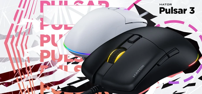 Hator Pulsar 3 Gaming Mouse weiß, USB