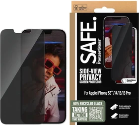 PanzerGlass Safe Privacy Screen Protector Ultra-Wide Fit with EasyAligner für Apple iPhone 16e