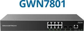 Grandstream GWN7800 Series Rackmount Gigabit Managed Switch, 8x RJ-45, 2x SFP