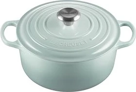 Le Creuset Signature Gusseisen Bräter rund 24cm 4.2l sea salt
