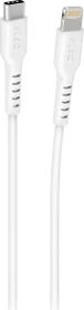 SBS Mobile Daten- und Ladekabel USB-C auf Lightning 3m weiß