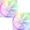 NZXT F Series F140 RGB DUO Twin Pack, Matte White, weiß, LED-Steuerung, 140mm, 2er-Pack Vorschaubild