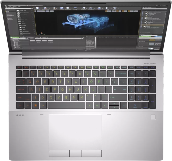 HP ZBook Fury 16 G10, grau, Core i9-13950HX, 32GB RAM, 1TB SSD, RTX 4000 Ada Generation, DE