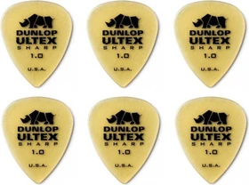 Dunlop Ultex Sharp Pick, 1.0mm, 6-Pack