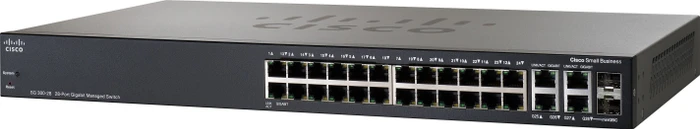 Cisco SG300 Rackmount Gigabit Managed Switch, 26x RJ-45, 2x RJ-45/SFP