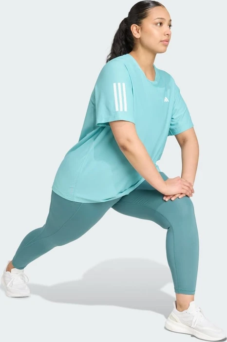 adidas Own The Run große Größen Laufshirt kurzarm mint ton (Damen)