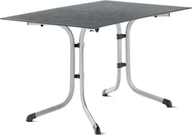 Sieger Boulevard Polytec Klapptisch 120x80cm graphit/schieferdekor anthrazit