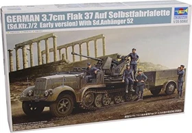 Trumpeter German 3.7cm Flak 37 auf Selbstfahrlafette Sd.Kfz.7/2 Early Version