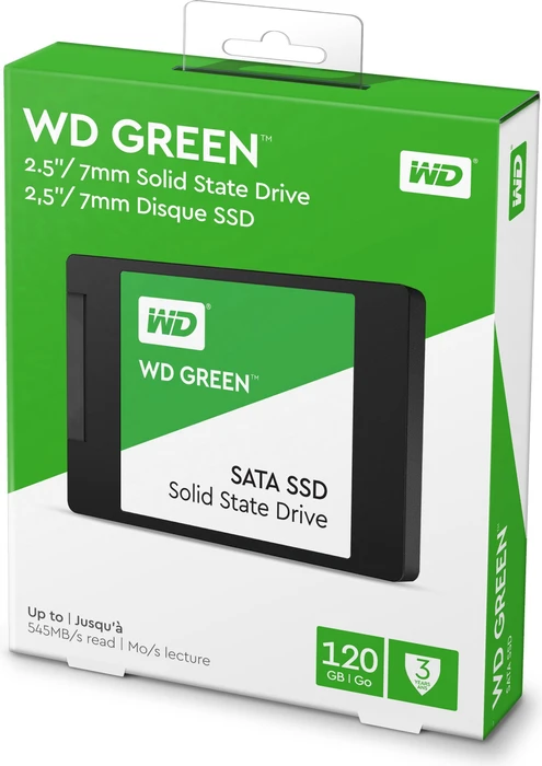 Western Digital WD Green SATA SSD 120GB, 2.5" / SATA 6Gb/s