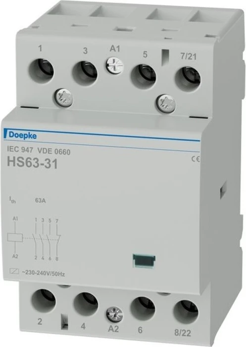 Doepke Installationsschütze HS 3-230AC/63-31