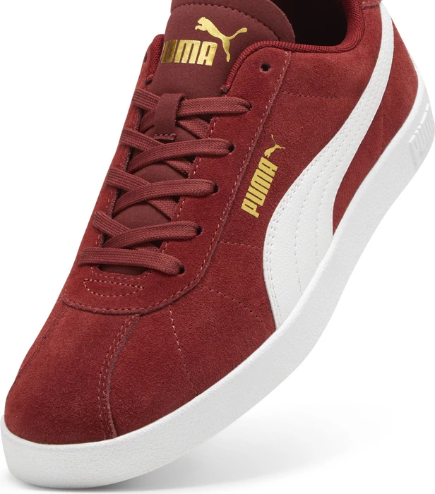 Puma Club II Suede intense red/puma white/puma gold