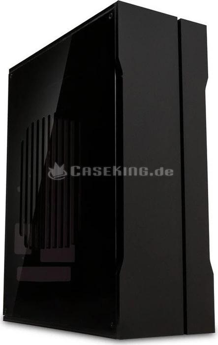 Lazer3D HT5 Stealth, schwarz, Acrylfenster, Mini-ITX