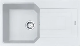 Franke Urban UBG 611-86 Einbau Becken reversibel mit Ablauffernbedienung glacier