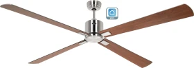CasaFan Eco Neo III 180 BN-NB/KI WiFi Deckenventilator nuss/kirsche/chrom gebürstet
