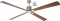 CasaFan Eco Neo III 180 BN-NB/KI WiFi Deckenventilator nuss/kirsche/chrom gebürstet Vorschaubild