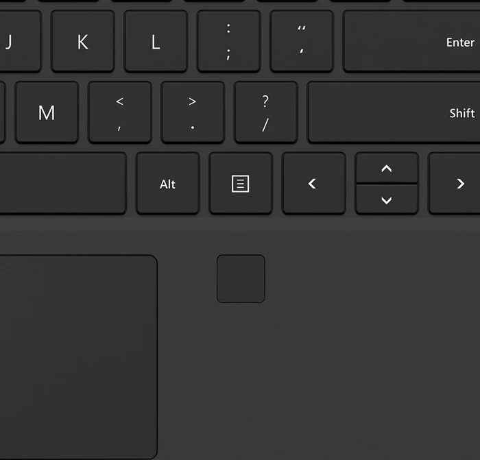 Microsoft Surface Pro Type Cover mit Fingerprint-Reader, schwarz, FR, Business